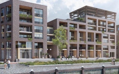 Nieuwbouwproject "Eden District" op de Lloydpier te Rotterdam