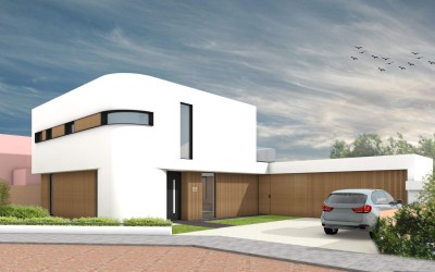Nieuwbouwproject moderne villa te Schiedam